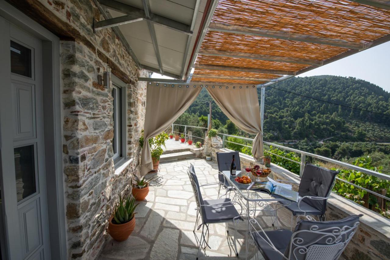 Oneiro Cottage Szkópelosz Kültér fotó